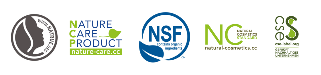 Logos Natrue, NCP, NSF, NC, CSE